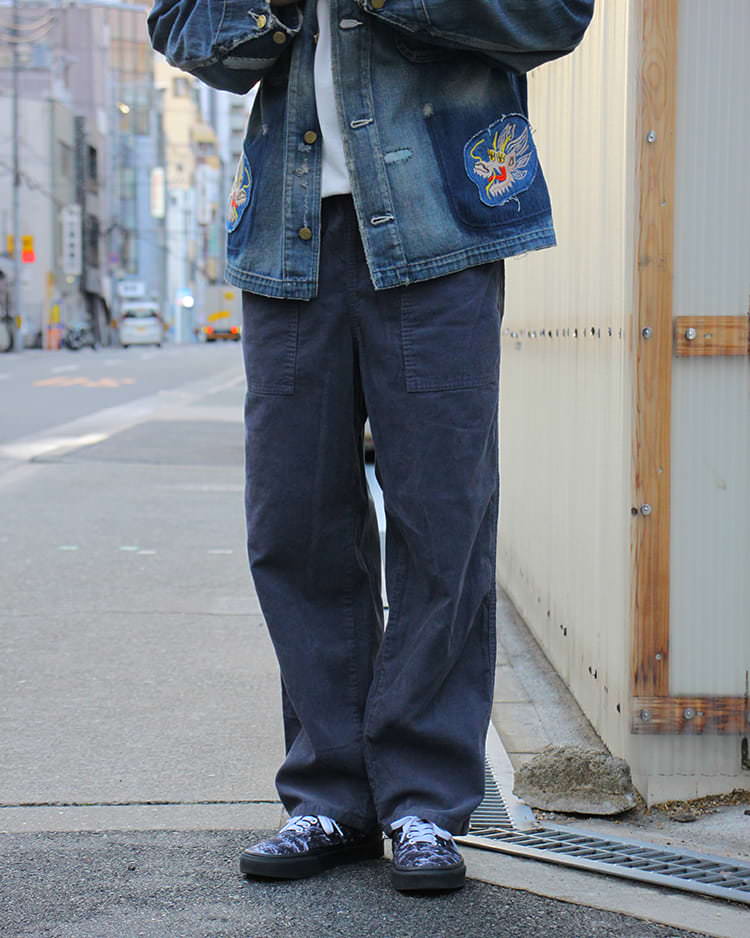 オーバル HRM エンブロイダリーキャンバスバッグ