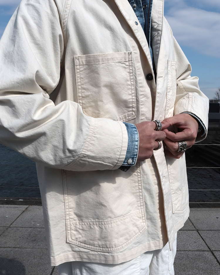 オーバル HRM エンブロイダリーキャンバスバッグ