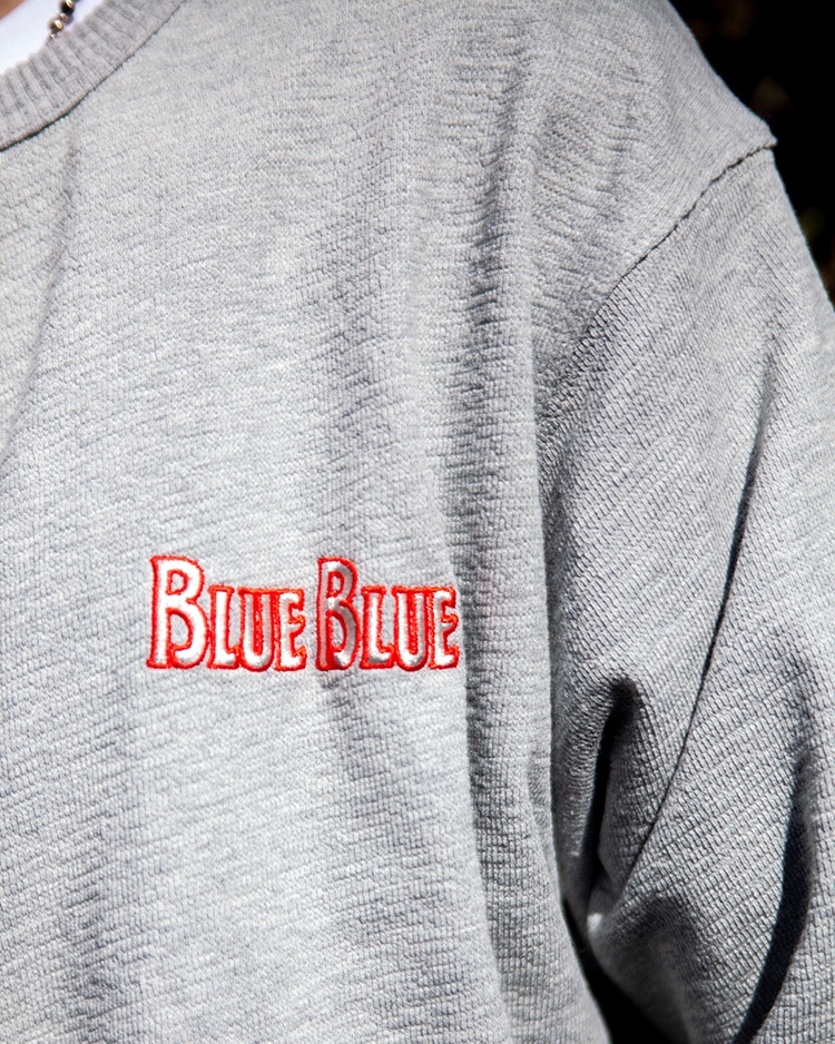 GYM MASTER×BLUE BLUE ブロックインレー ZIPカーディガン