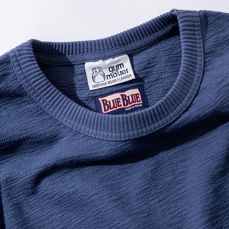 GYM MASTER×BLUE BLUE ブロックインレー LS Tシャツ