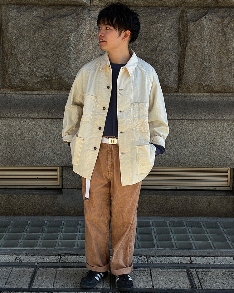 GYM MASTER×BLUE BLUE ブロックインレー LS Tシャツ