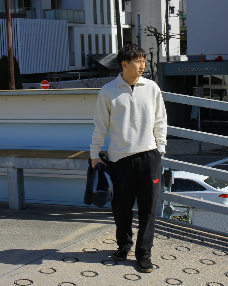 GYM MASTER×BLUE BLUE ブロックインレー イージーパンツ