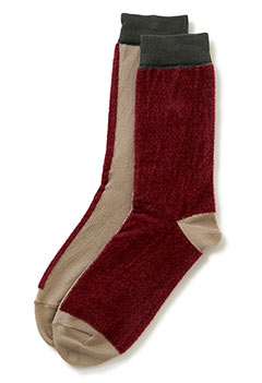 TRICOTE bicolor socks