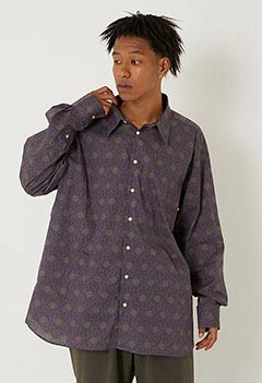 INDIVIDUALIZED SHIRTS〈別注〉PAISLEY シャツ OVER SIZED