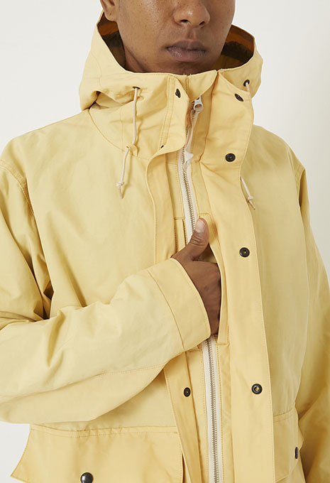 yellow outerwear