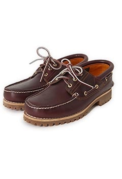 TIMBERLAND 3アイレット クラシック モカシンシューズ（27 / BURGUNDY）