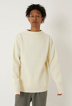 ANDERSEN ANDERSEN Pure Merino Wool Navy crew neck Sweater