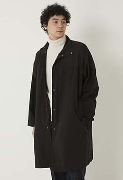 PORTER CLASSIC Weather stand‐up collar Coat