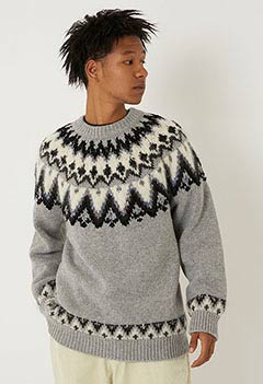 COOHEM Nordic knit pullover