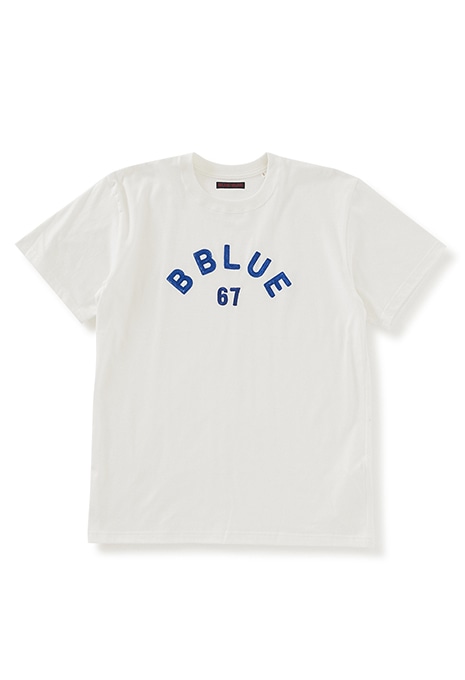 B BLUE チェーン エンブロイダリー Tシャツ