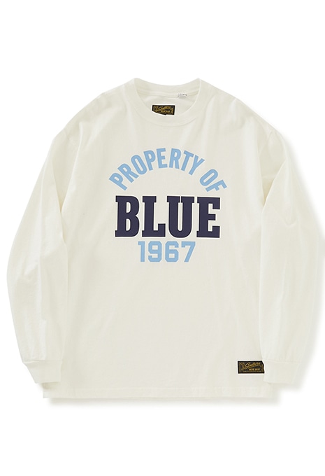 SOUTHERN MFG CO. BLUEBLUE PROPERTY OF BLUE LS Tシャツ