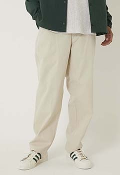 Color Denim Utility Trousers (S / BEIGE)