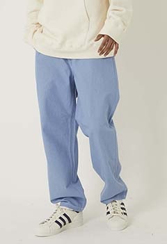 Color Denim Utility Trousers (S / SAX)