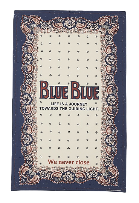 BLUE BLUE|マット/更紗|BLUEBLUE ペイズリーサラサ アンティークウォッシュ
