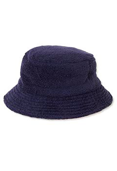 LITE YEAR Terry Bucket Hat (M / NAVY)