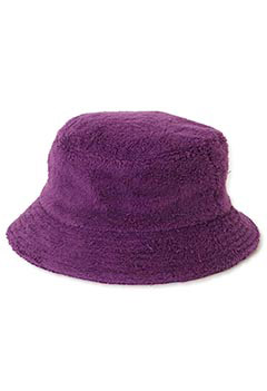 LITE YEAR Terry Bucket Hat (M / PURPLE)