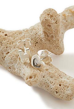 HRM H earrings