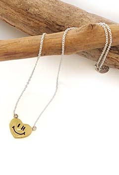 Heart Smile H Necklace (ONE / MULTI)