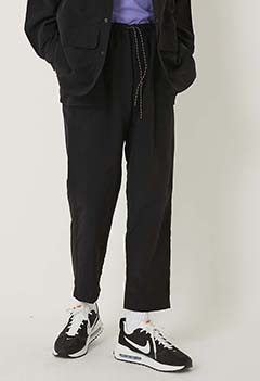 MRD Windshed Side Pocket relaxed pants (M / BLACK)