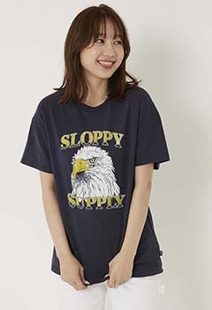 SLOPPY SUPPLY / NEO VINTAGE EAGLE T-shirts