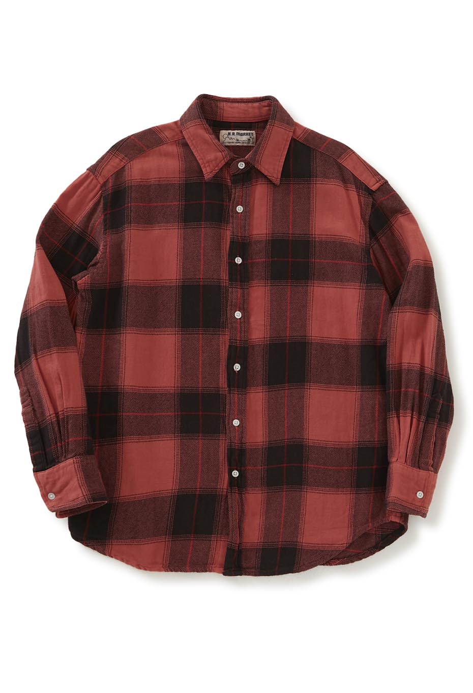 変更OK Hollywood Ranch Market Ombre Check Shirt - 通販 - www