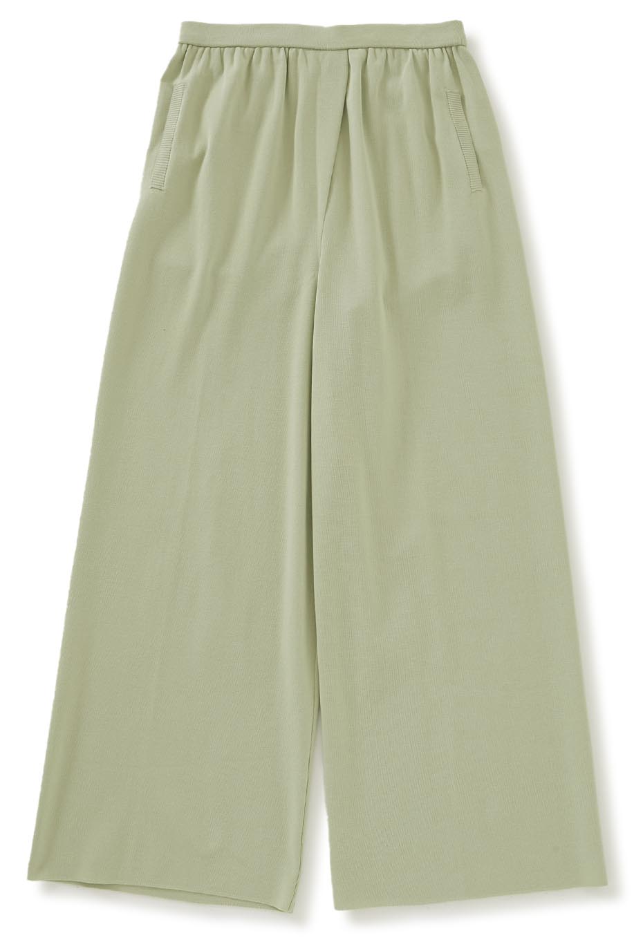 CT PLAGE rayon Polyester Knit wide pants
