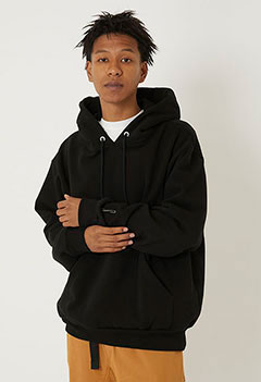 HIGH! STANDARD Embroidered 14oz pullover hoodie (S / BLACK)