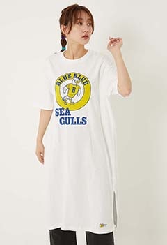 RUSSELL BLUEBLUE Seagulls One Piece (ONE / WHITE)