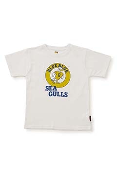 RUSSELL BLUEBLUE Kids Seagulls T-shirts (S / WHITE)