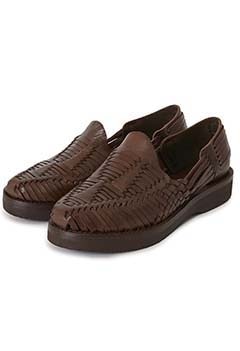 YUKETEN 6101 ALEJANDRO leather shoes (8 / BROWN)