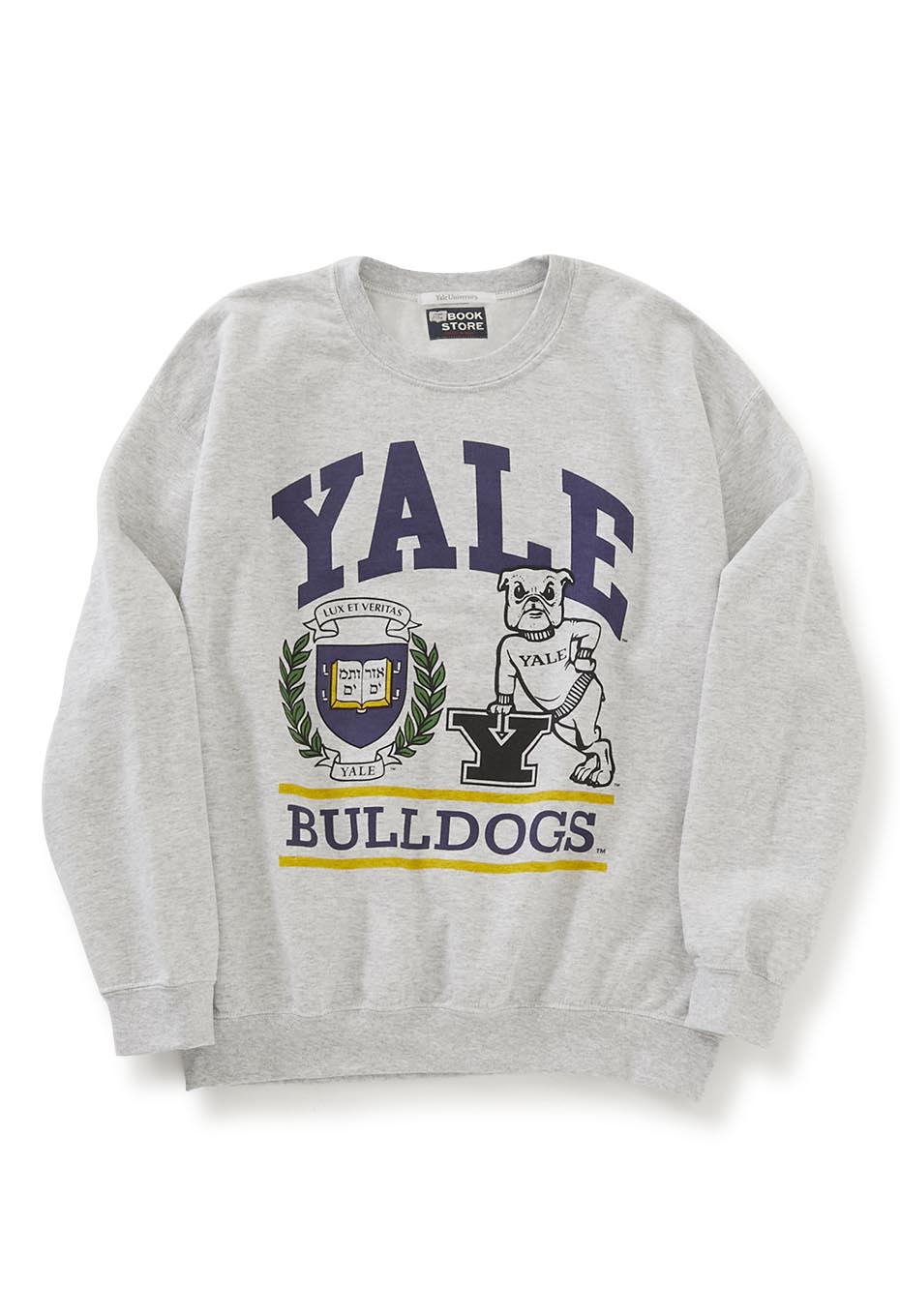 YALE Bulldog crew neck sweatshirt