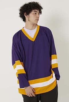 ATHLETIC KNIT hockey jersey PURPLE