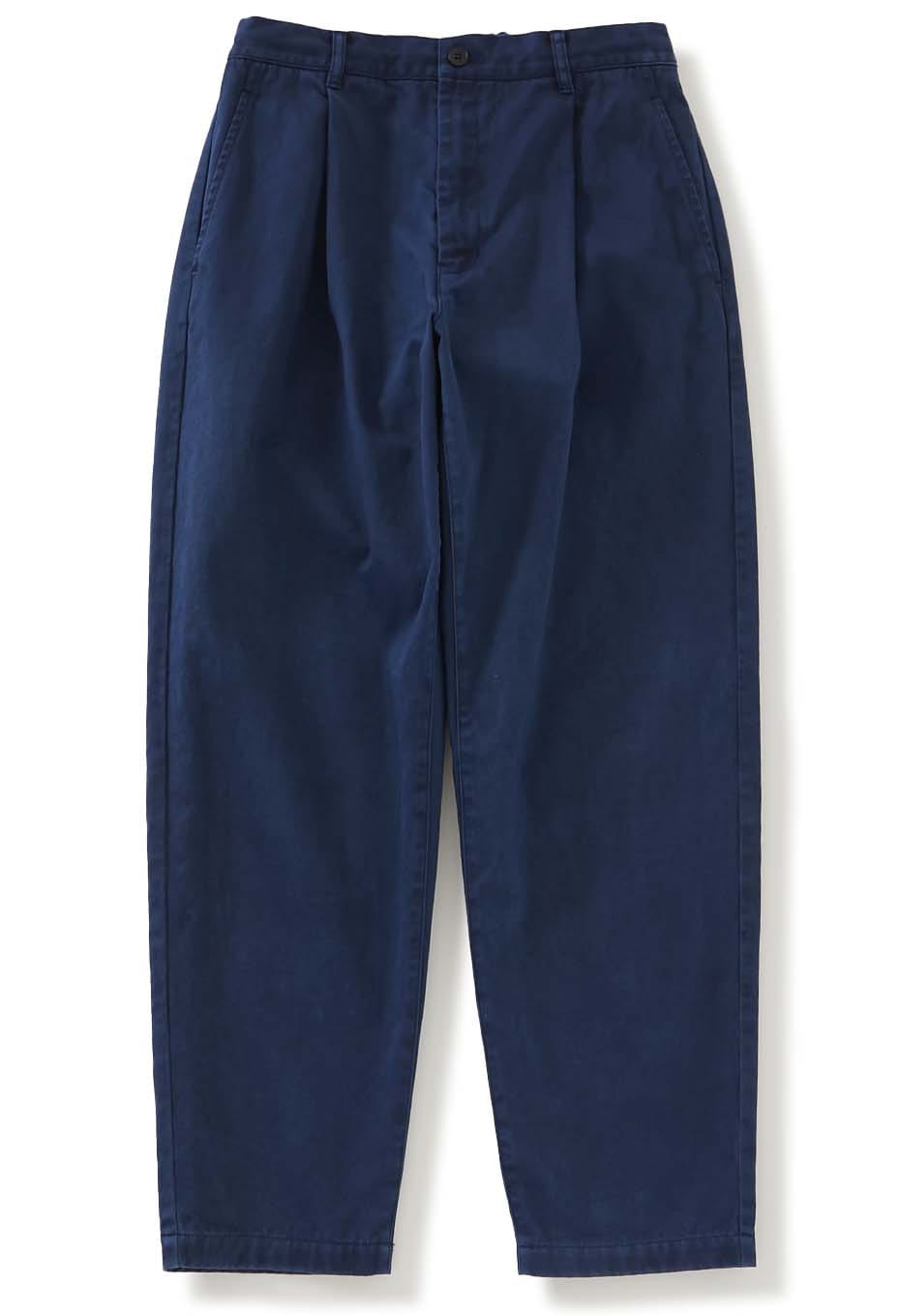 BLUE BLUE JAPAN Trousers Weapon One Tuck Tezome Pants