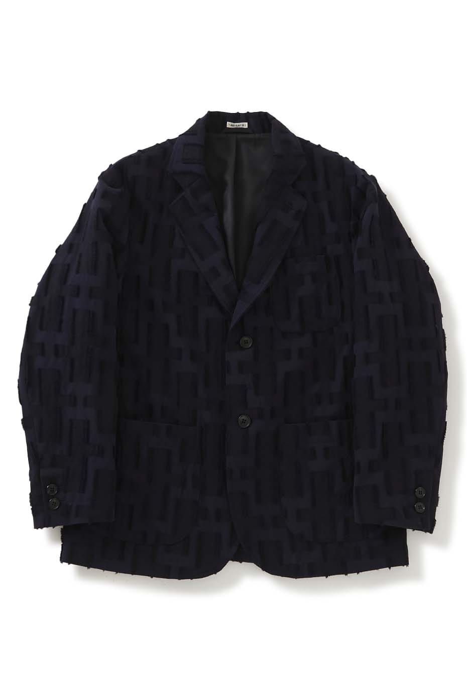 Cotton Wool jacquard Relax 2B Jacket