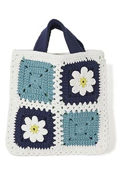 HOLIDAY Crochet Flower Mini Bag (ONE / BLUE)