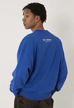 WILLY CHAVARRIA North Slider crew neck sweatshirt (M / BLUE)