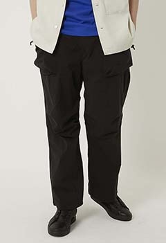 ABU GARCIA Utility Pocket relaxed pants (M / BLACK)