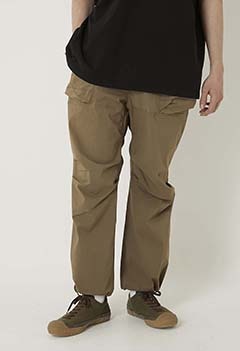 ABU GARCIA Utility Pocket relaxed pants (M / BEIGE)