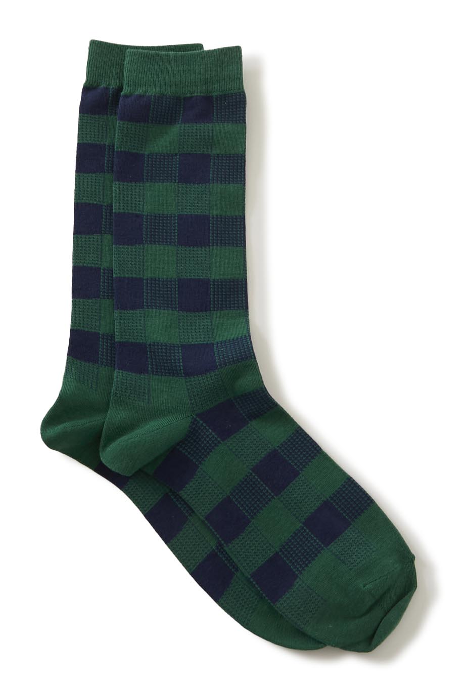 ANONYMOUSISM African Check Crew Socks