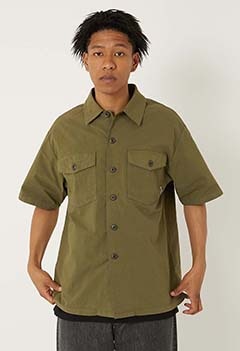 feel so good Lip Stop Army Shirt (S / OLIVE)