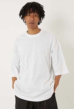 FIT FOR Mesh Wide Box T-shirts (M / WHITE)