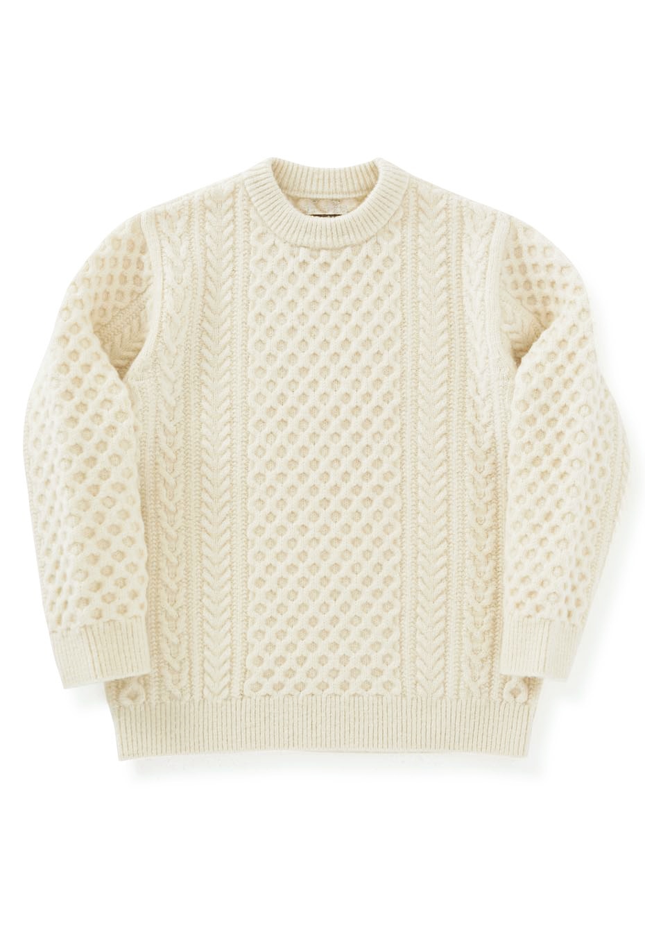 Shetland Wool Aran Sweater
