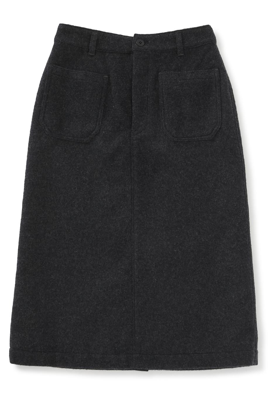 Brushed Wool Mossa Marine Skirt