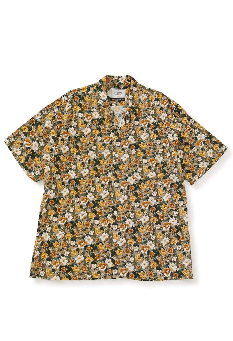 PORTUGUESE FLANNEL Camo Flower SS Shirt