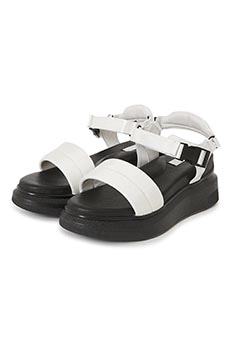 SUZANNE RAE buckle velcro sandals