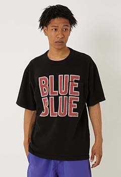BLUE BLUE ビッグロゴヘビーウエイト ポケットTシャツ