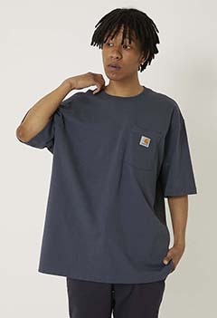 CARHARTT K87 ワークウェア ポケット Tシャツ ショートヘム