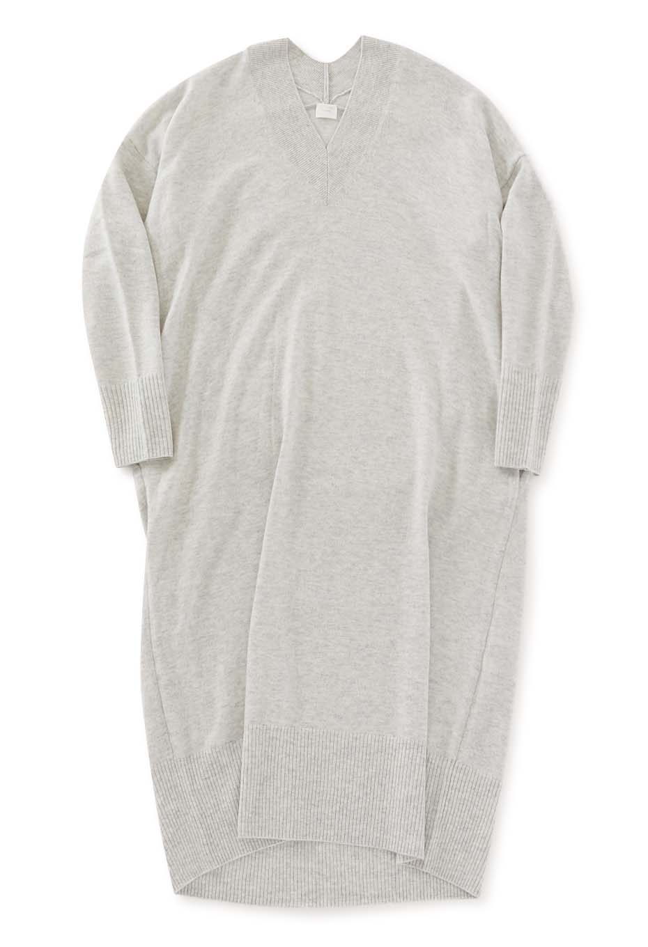 CT PLAGE v-neck Dress in Wool Cashmere Women&#39;s