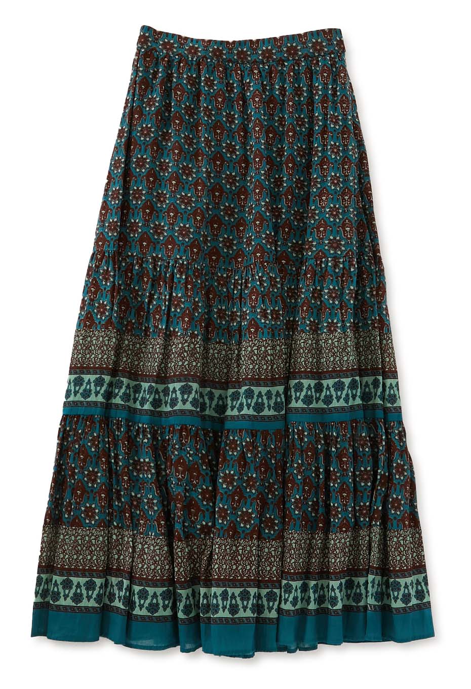 SARA MALLIKA Cotton Ethnic Common Print Skirt