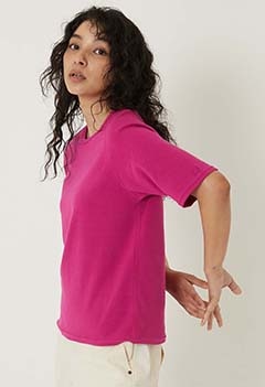 stretch fraise Relaxed fit SS T-shirts Women&#39;s